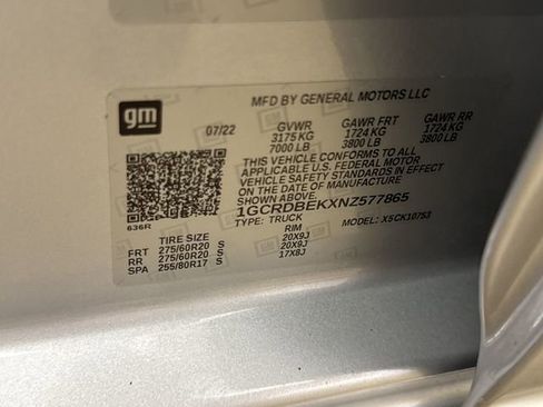 Certified 2022 Chevrolet Silverado 1500 Custom image 27