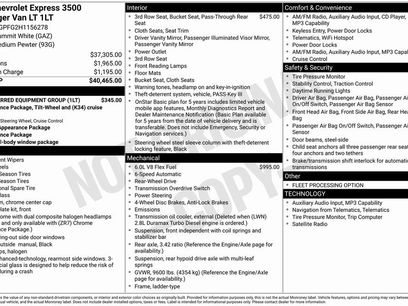 Used 2017 Chevrolet Express 3500 LT w/ LT Preferred Equipment Group