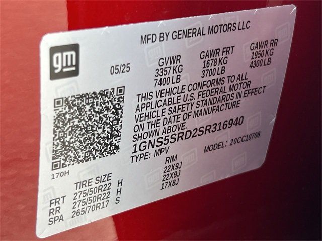 New 2025 Chevrolet Tahoe Premier RWD image 34