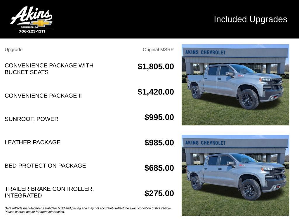 Used 2020 Chevrolet Silverado 1500 LT Trail Boss AWD/4WD image 5
