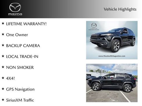 Used 2018 Jeep Cherokee Trailhawk w/ Quick Order Package 27L image 2