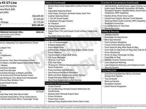 Used 2023 Kia K5 GT-Line w/ GT-Line Premium Package FWD image 15