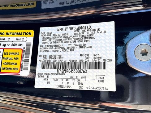 Used 2025 Ford Mustang Dark Horse RWD image 14