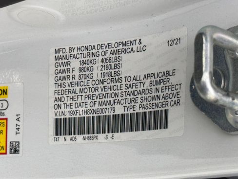 Used 2022 Honda Civic Sport Touring image 43