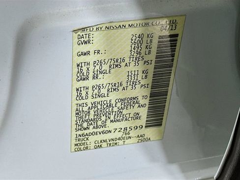 Used 2013 Nissan Frontier PRO-4X w/ Pro-4x Luxury Pkg image 33