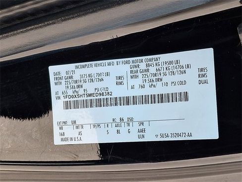 Used 2021 Ford F550 4x4 SuperCab Super Duty image 26