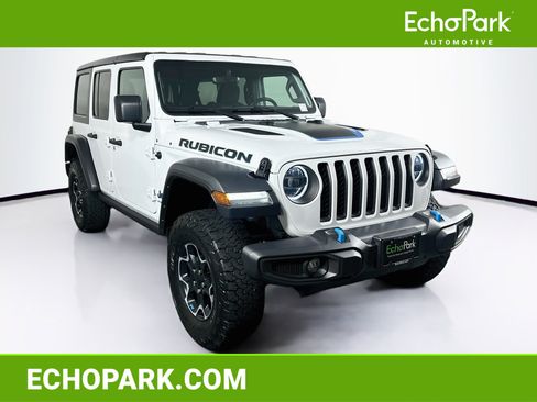Used 2023 Jeep Wrangler Unlimited Rubicon 4xe w/ Cold Weather Group AWD/4WD image 1