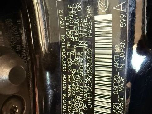 Used 2012 Lexus IS 250C w/ Luxury Pkg RWD image 11