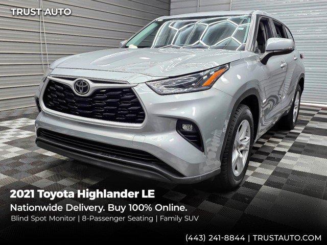 Used 2021 Toyota Highlander LE FWD image 1