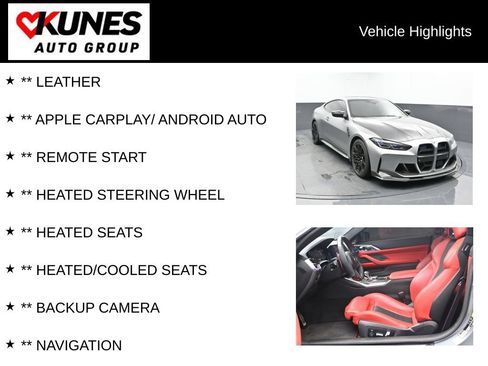 Used 2022 BMW M4 xDrive Competition w/ Executive Package AWD/4WD image 2