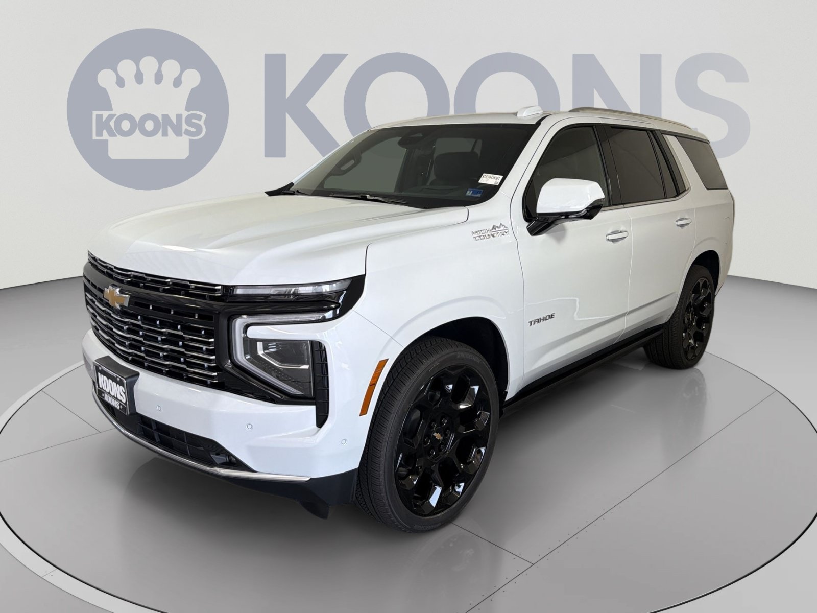 New 2026 Chevrolet Tahoe High Country AWD/4WD image 1