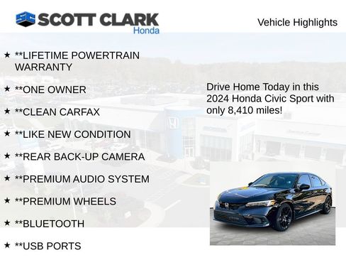 Used 2024 Honda Civic Sport image 11