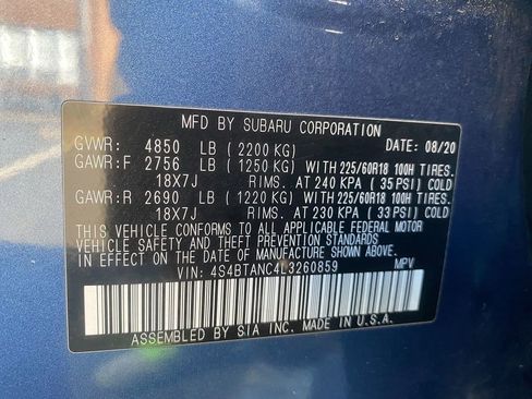 Used 2020 Subaru Outback Limited image 32