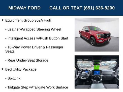 Certified 2022 Ford F150 XLT w/ Equipment Group 302A High AWD/4WD image 19
