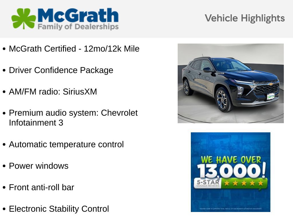 Used 2025 Chevrolet Trax LT w/ Driver Confidence Package FWD image 6