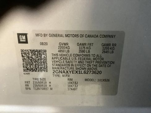Used 2020 Chevrolet Equinox Premier w/ Premier Redline Edition AWD/4WD image 24