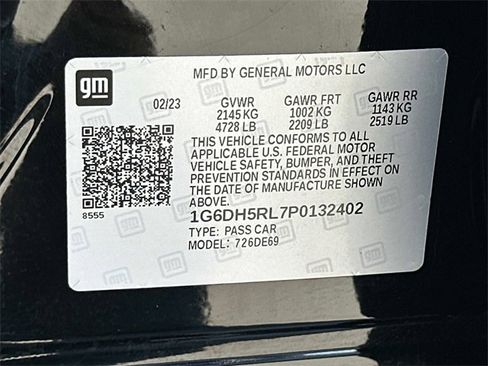 Certified 2023 Cadillac CT4 V w/ LPO, ONYX Package image 30