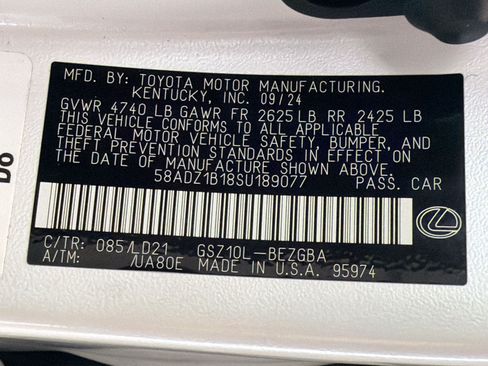 Used 2025 Lexus ES 350 w/ Premium Package FWD image 26