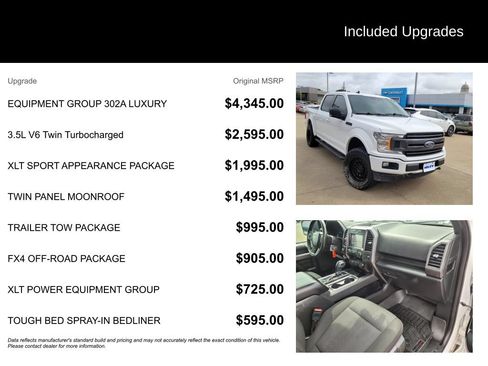 Used 2019 Ford F150 XLT w/ Equipment Group 302A Luxury AWD/4WD image 5