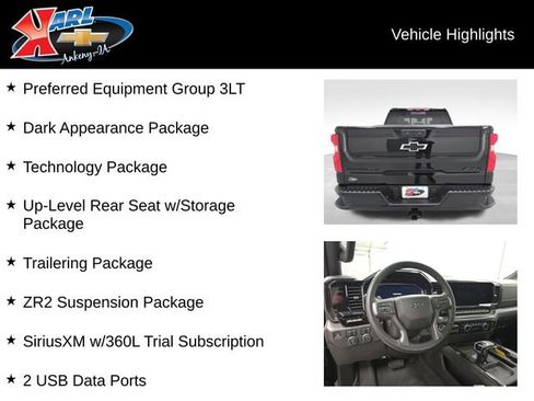 Certified 2025 Chevrolet Silverado 1500 ZR2 w/ Technology Package image 2