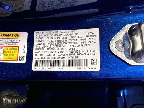 Certified 2025 Honda CR-V LX image 14