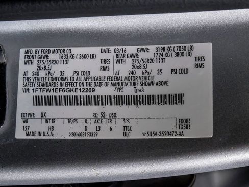 Used 2016 Ford F150 Lariat image 59