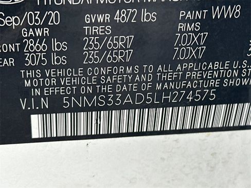 Used 2020 Hyundai Santa Fe SEL w/ Cargo Package image 32