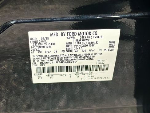 Used 2018 Lincoln MKX Reserve w/ Driver Assistance Package FWD image 33
