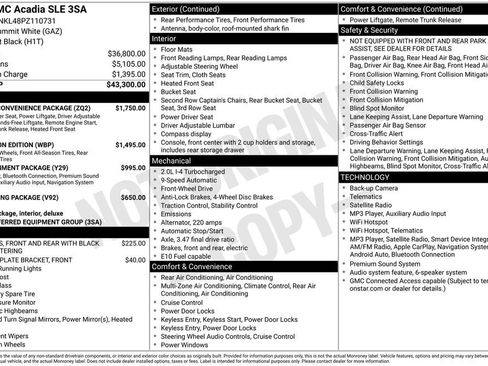 Used 2023 GMC Acadia SLE w/ Driver Convenience Package FWD image 32