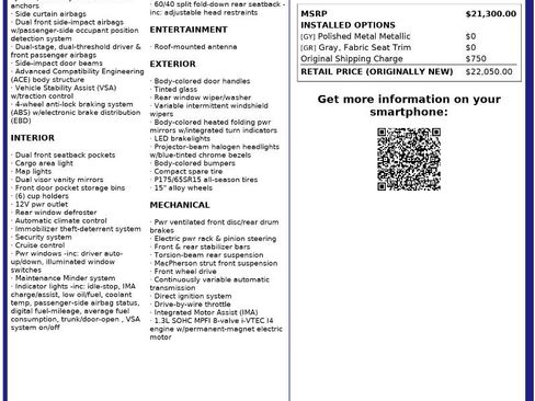 Used 2010 Honda Insight EX image 2