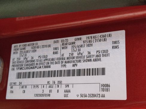 Used 2023 Ford Escape Active FWD image 33