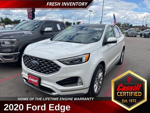 Used 2020 Ford Edge Titanium w/ Equipment Group 301A AWD/4WD image 1