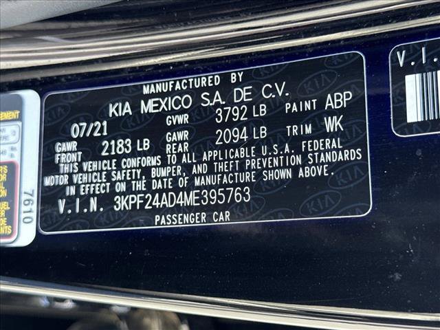Used 2021 Kia Forte LXS FWD image 23