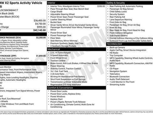 Used 2019 BMW X2 sDrive28i w/ Convenience Package FWD image 44