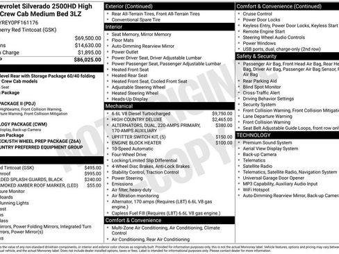Used 2023 Chevrolet Silverado 2500 High Country AWD/4WD image 4