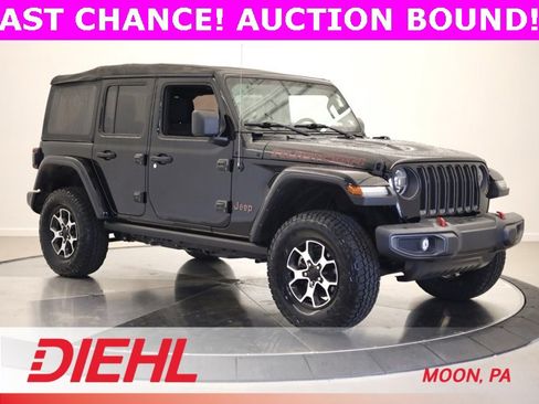 Used 2022 Jeep Wrangler Unlimited Rubicon w/ LED Lighting Group image 1