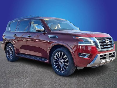 Used 2022 Nissan Armada Platinum w/ Captain's Chairs Package AWD/4WD image 3