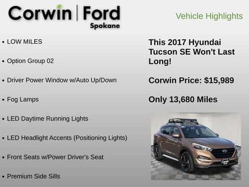 Used 2017 Hyundai Tucson SE AWD/4WD image 6