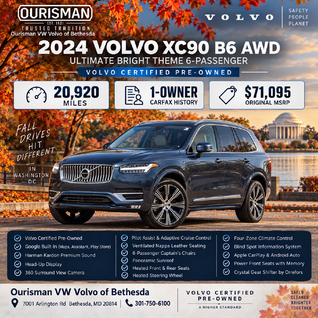 Certified 2024 Volvo XC90 B6 Ultimate AWD/4WD image 2