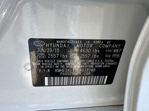 Used 2016 Hyundai Sonata Limited w/ Option Group 02 image 36