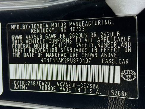 Certified 2024 Toyota Camry SE image 21