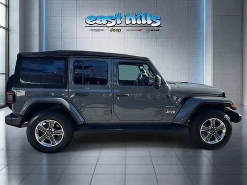 Certified 2021 Jeep Wrangler Unlimited Sahara w/ LED Lighting Group AWD/4WD image 2