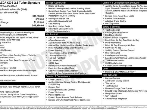 New 2025 MAZDA CX-5 Signature image 3