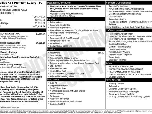 Used 2023 Cadillac XT6 Premium Luxury w/ Technology Package image 4