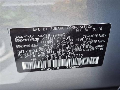 New 2026 Subaru Outback Premium AWD/4WD image 18