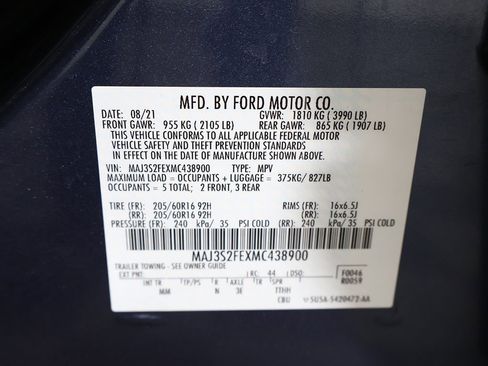 Used 2021 Ford EcoSport S image 41