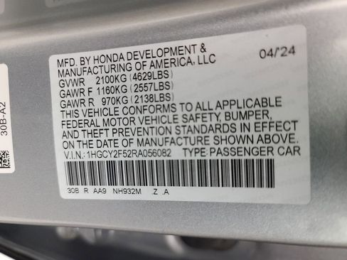 Used 2024 Honda Accord Sport image 38