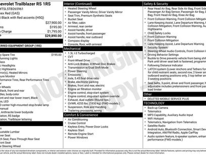 New 2026 Chevrolet TrailBlazer RS