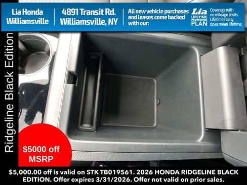 New 2026 Honda Ridgeline Black Edition image 24