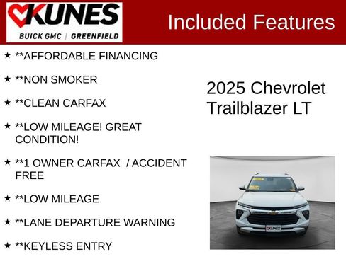 Used 2025 Chevrolet TrailBlazer LT AWD/4WD image 3